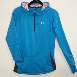Under Armour all season gear, 1/4 zip hoodie.